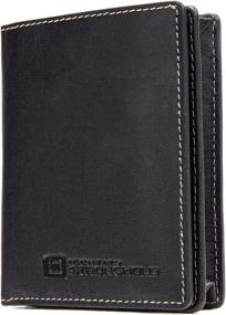 img 4 attached to 💳 ID Stronghold Wallet - Men's Accessories with Excellent Magnetic Blocking