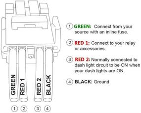 img 3 attached to 🚗 MICTUNING LED Push Switch with Connector Kit for Toyota - Blue LED LIGHT BAR Symbol - Illuminate Your Ride