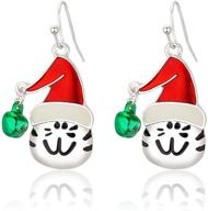 rarelove pierced christmas earrings crystal logo