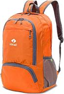 idealtech lightweight packable backpack gray outdoor recreation logo
