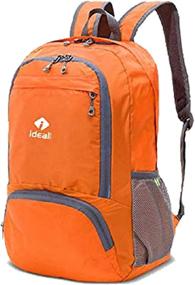 img 4 attached to IdealTech Lightweight Packable Backpack Gray Outdoor Recreation
