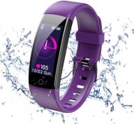 📈 iszplush fitness tracker: heart rate monitor, waterproof smartwatch for women and men with step counter, calorie counter, pedometer logo