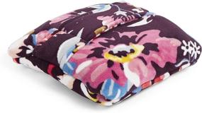 img 3 attached to 🧳 Vera Bradley Travel Blanket with Trolley Sleeve - Cozy Fleece for Added Comfort