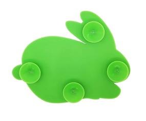 img 2 attached to 💚 WAVALP Makeup Brush Cleaner Mat: Portable Silicone Cleaning Pad for Beauty Blender & Cosmetics Brushes - Green (#2) - 1 Piece