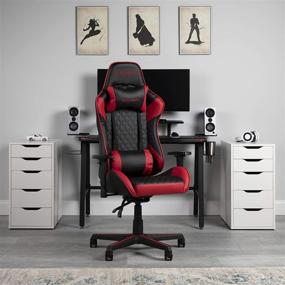 img 3 attached to 🎮 Enhance Your Gaming Experience with the Respawn 100 Racing Style Gaming Chair in Red (RSP-100-RED)