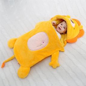 img 2 attached to 🦁 Lion-themed TONWHAR Baby Sleeping Bag: Cute and Cozy Wearable Blanket for Newborns to Toddlers 0-2 Years