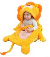 🦁 lion-themed tonwhar baby sleeping bag: cute and cozy wearable blanket for newborns to toddlers 0-2 years логотип