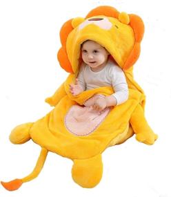 img 3 attached to 🦁 Lion-themed TONWHAR Baby Sleeping Bag: Cute and Cozy Wearable Blanket for Newborns to Toddlers 0-2 Years