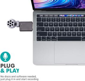 img 1 attached to 🎙️ Movo DOM2-USB Mini Omnidirectional USB Computer Microphone with 2 Ft Range and USB Adapter, Compatible with Laptop, PC, Mac - Ideal for Podcasting, Gaming, Remote Work, Conferences, Livestream, Desktop Mic