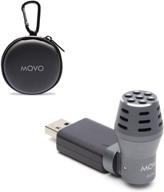 🎙️ movo dom2-usb mini omnidirectional usb computer microphone with 2 ft range and usb adapter, compatible with laptop, pc, mac - ideal for podcasting, gaming, remote work, conferences, livestream, desktop mic logo