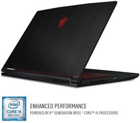 img 3 attached to 💻 MSI GF63 Thin 8SC-030 15.6-inch Gaming Laptop, Thin Bezel, i5-8300H, GTX1650, 8GB, 256GB NVMe SSD