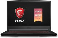 💻 msi gf63 thin 8sc-030 15.6-inch gaming laptop, thin bezel, i5-8300h, gtx1650, 8gb, 256gb nvme ssd logo