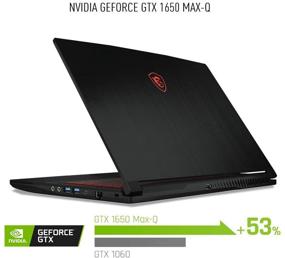 img 1 attached to 💻 MSI GF63 Thin 8SC-030 15.6-inch Gaming Laptop, Thin Bezel, i5-8300H, GTX1650, 8GB, 256GB NVMe SSD