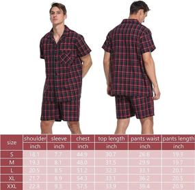 img 1 attached to ANSEHO Cotton Pajamas Summer Sleepwear
