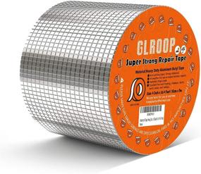 img 4 attached to 🔒 Highly Durable Waterproof Tape, Long-lasting Aluminum Butyl Tape, Effective Leak Stopper & Duct Sealant, All-Season Patch, UV-resistant for Gutter, Pipes, Chimney, Roof, Boat, Tent (4in X16.4 ft)