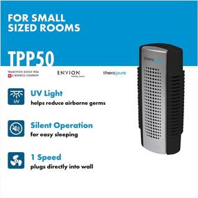 img 1 attached to 🌬️ ENVION Therapure TPP50 Ionic Pro Mini Plug-In Air Purifier (Black) - Improve Your Indoor Air Quality
