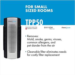 img 2 attached to 🌬️ ENVION Therapure TPP50 Ionic Pro Mini Plug-In Air Purifier (Black) - Improve Your Indoor Air Quality