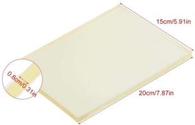 img 3 attached to 🔍 Transparent Rubber Stamping and Cutting Pad for Leather Punching, DIY Sewing Crafts Tool - 5.91 x 7.87 x 0.31 inch