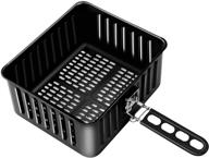 🔥 air fryer oven basket & handle 6qt: ultimate replacement parts for powerxl, gowise usa, and power airfryer pro logo