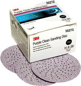 img 2 attached to 🔴 50 Carton 3M Hookit Purple Clean Sanding Discs 343U, 30272, P500