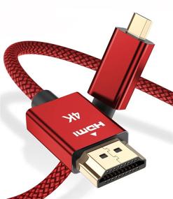 img 4 attached to 🔌 Elebase 6.6 FT Micro HDMI Cable, 4K 60Hz Micro HDMI Cord Compatible with Raspberry Pi 4 4b, GoPro Hero 7 6 5 4, Sony A6000 A6300, Nikon B500, Lenovo Yoga 3 Pro 710, Canon - Improved SEO