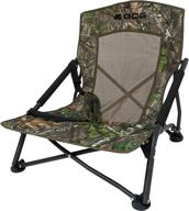 🪑 bog ground blind chairs: sturdy build, lightweight aluminum frame, spacious seat, noiseless setup, breathable textilene fabric, and portable carry bag - ideal for hunting, shooting, and outdoor activities логотип