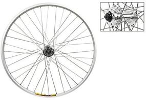 img 1 attached to 🔧 26x1.5" Front Wheel - Double Wall, Quick Release, 36H, Silver Finish - Wheel Master