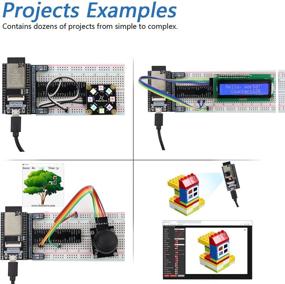 img 1 attached to 📦 Набор Freenove ESP32-WROVER Ultimate Starter (совместимый с Arduino IDE), камера на борту, Wi-Fi, Bluetooth, C Python, 725-страничные подробные учебники, 238 предметов, 68 проектов.