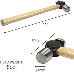 img 2 attached to 🔨 Vintaj Beadsmith 11&#34; Ball Pien Hammer - 8 Ounce