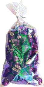 img 2 attached to Iconikal Iridescent Holographic Cello Bags, 5 x 11 inch, Pack of 40