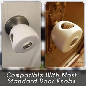 img 3 attached to 🚪 Child Proof Doors with Door Knob Safety Cover (4 Pack) - Little Giggles Child Safety Covers