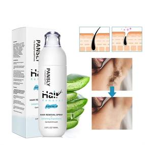 img 3 attached to 100ML Hair Removal Spray for Smooth and Silky Skin | Gentle Hair Remover for Face, Underarm, Arm, Leg, Bikini | Non-Irritating Depilatory Product for Women and Men