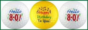 img 3 attached to Hello Eighty Birthday Golf Ball