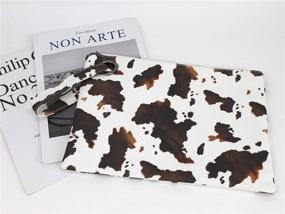 img 3 attached to 🐆 Стильный роскошный леопардовый клатч из кожи: идеальные вечерние сумки и кошельки для женщин