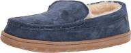 lamo mens harrison moc navy men's shoes logo