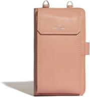 versatile pixie mood rae: eco-friendly vegan leather crossbody phone wallet logo