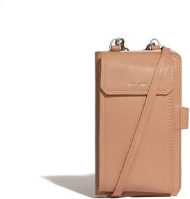 img 1 attached to Versatile Pixie Mood Rae: Eco-Friendly Vegan Leather Crossbody Phone Wallet