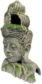 img 1 attached to SLOCME Aquarium Buddha Statue Decorations Fish & Aquatic Pets for Aquarium Decor