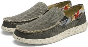 img 3 attached to 👞 Lightweight Men's Casual Canvas Loafer Shoes - Slip-Ons and Loafers for Everyday Wear