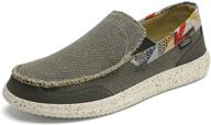 👞 lightweight men's casual canvas loafer shoes - slip-ons and loafers for everyday wear logo