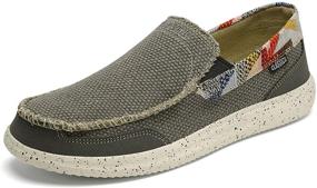 img 4 attached to 👞 Lightweight Men's Casual Canvas Loafer Shoes - Slip-Ons and Loafers for Everyday Wear