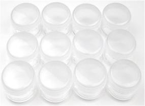 img 4 attached to 📦 Acrylic Clear Storage Containers with Lids for Beads Jewelry Findings Small Sample (5 Gram-12pcs) - Optimized All-In-One Acrylic Storage Containers with Lids for Jewelry, Beads, Findings & Small Samples (5 Gram - 12pcs)