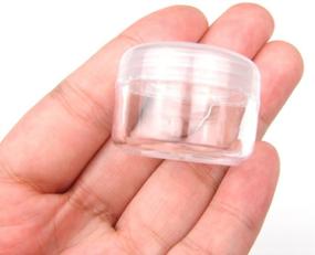 img 1 attached to 📦 Acrylic Clear Storage Containers with Lids for Beads Jewelry Findings Small Sample (5 Gram-12pcs) - Optimized All-In-One Acrylic Storage Containers with Lids for Jewelry, Beads, Findings & Small Samples (5 Gram - 12pcs)