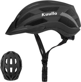 img 4 attached to Premium Adult Bike Helmet: Adjustable Lightweight Cycling Helmet with Replacement Pads for Women and Men Over 14 Years Old