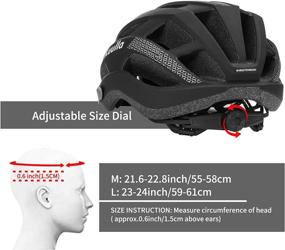 img 2 attached to Premium Adult Bike Helmet: Adjustable Lightweight Cycling Helmet with Replacement Pads for Women and Men Over 14 Years Old