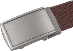 img 3 attached to 🌙 Moonsix Canvas Belts: Stylish Military-Inspired Accessories for Men