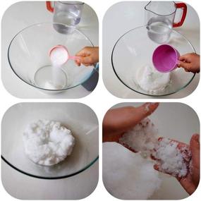 img 3 attached to ❄️ High-Quality Instant Fake Snow Powder – Creates 8 Gallons - Ideal for Parties, Winter Decor, Birthdays, and Science Play