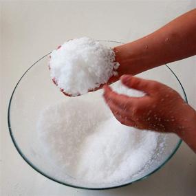 img 2 attached to ❄️ High-Quality Instant Fake Snow Powder – Creates 8 Gallons - Ideal for Parties, Winter Decor, Birthdays, and Science Play