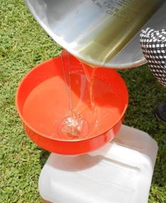 img 1 attached to 👑 King Kooker 8" Plastic Cooking Oil Funnel: Convenient and Durable Filter Included