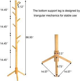 img 2 attached to AHOME Adjustable Entryway Standing Clothes
